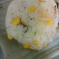 まな竜's cooksnap of when they made お弁当に！コーンのおにぎり☆.