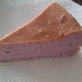 lecker★'s cooksnap of when they made 紫いもで♡ぴんくのベイクドチーズケーキ❤.