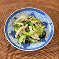 コムギ大好き's cooksnap of when they made もう一品【ささみとキュウリのごま昆布和え.