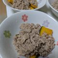 わかポン☆'s cooksnap of when they made 超簡単♪レンジで２分南瓜（挽肉あんかけ）.