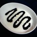 姉ぶた's cooksnap of when they made チョコソースonカスタードヨーグルト❀.