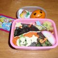 きみとみ's cooksnap of when they made ハロウィンかぼちゃ弁当（キャラ弁）.