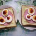 ３びきの子ぶたのまま's cooksnap of when they made 母の味☆ハムたま（トースト）.
