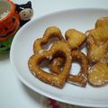 あーもこ's cooksnap of when they made ﾎｯﾄｹｰｷﾐｯｸｽでﾊｰﾄのﾄﾞｰﾅﾂ.