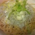 みかち♪'s cooksnap of when they made しらすと青ねぎのスパゲティ.