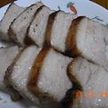 妙香ママ's cooksnap of when they made 豚バラ肉の丸焼き 辛子ポン酢添え.
