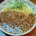 crowny's cooksnap of when they made あんがたっぷ～りジャージャー麺☆.
