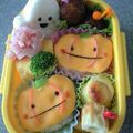 よねとめ's cooksnap of when they made ハロウィンかぼちゃ弁当（キャラ弁）.