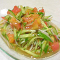 papikun's cooksnap of when they made もやしときゅうりのサラダ.