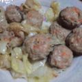 ポカブ's cooksnap of when they made しいたけの肉詰めとキャベツの蒸し焼き.