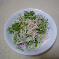 まーくんのおくさん's cooksnap of when they made 男の料理 ツナと水菜のサラダ.