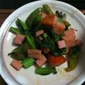 わみざむらい's cooksnap of when they made かつお菜と豚バラのジャン炒め♪.