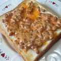 りつこてつ's cooksnap of when they made まろやか納豆トースト♡.
