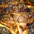 しまだは's cooksnap of when they made エリンギと牛肉のきんぴら.