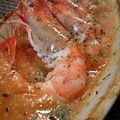 inyako's cooksnap of when they made パピヨットでエビのマヨトマ煮込み.