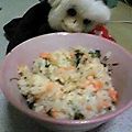 サンソン's cooksnap of when they made わかめスープのわかめご飯.