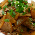 さるばどる's cooksnap of when they made 大根と牛肉の炒め物.