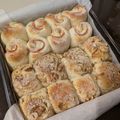 めぐみ's cooksnap of when they made 【捏ねない】簡単時短ちぎりミルクパン★.
