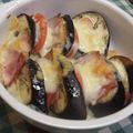 chokomi513's cooksnap of when they made フレッシュトマトとナスのチーズ焼き.