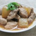 caramel-cookie's cooksnap of when they made 豚肉と大根の甘辛煮込み.