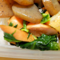 シャンプーハット's cooksnap of when they made 超簡単☆ほうれん草とソーセージの炒め物.