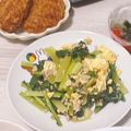 きなりん＊'s cooksnap of when they made ＊子どももペロリ＊小松菜とツナの卵炒め♪.