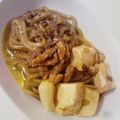 やしゅう's cooksnap of when they made ☀煮込み肉豆腐うどん☀.