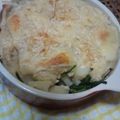 hinaたん's cooksnap of when they made ジャガイモとほうれん草入り「グラタン」.