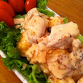 cicamama's cooksnap of when they made 節約レシピ♪鶏むね肉でとりマヨ♪.