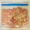 YesYU's cooksnap of when they made 【下味冷凍】豚肉のネギ塩炒め.