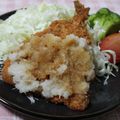 ゆみにゃむ's cooksnap of when they made さっぱり★大根おろしのせアジフライ♪.