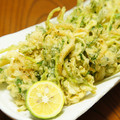 オマールえび子's cooksnap of when they made ◇白魚と三つ葉のかき揚げ◇.
