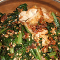 こぐま母's cooksnap of when they made 大根の葉と油揚げの炒め物.