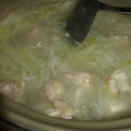 こん２'s cooksnap of when they made 5分で♪博多風[白濁]☃～❤ 鶏の水炊き❤ 時短料理♪♬.