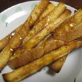 m;cream's cooksnap of when they made 食パンの耳ラスク.
