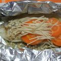 hiro_aya's cooksnap of when they made タラときのこのホイル焼き♪レモン風味.