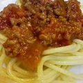 ryo0812's cooksnap of when they made ミートソースパスタ.