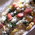 YUIっぺ☆'s cooksnap of when they made 節約簡単一人ご飯にカフェ風にんにくピラフ.