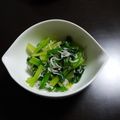G・LEAF's cooksnap of when they made 小松菜＆しらす和え☆.