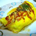ママdeko's cooksnap of when they made かんたん✿もやしオムレツ.