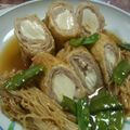 櫻子のママ's cooksnap of when they made 豚肉と油あげｄｅ豆腐まきまき～♪.