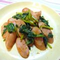 えるえる２８６'s cooksnap of when they made ほうれん草とウィンナーのケチャカレー.