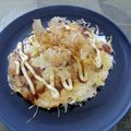Gonbao's cooksnap of when they made ライスペーパーお好み焼き★ヘルシー.