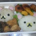 パンピー☆'s cooksnap of when they made リラックマ　キャラ弁で行楽弁当.