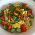 yukiko-k's cooksnap of when they made トマトと玉子のぶっかけ素麺.