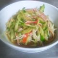 のんの０８'s cooksnap of when they made ☆冷やし中華！？？な簡単冷菜☆.