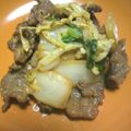 himadek's cooksnap of when they made 白菜＆野菜たっぷりのバルサミコ酢牛肉炒め.