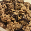 MofeMofee's cooksnap of when they made 茄子のそぼろ炒め.