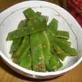 サオリ's cooksnap of when they made インゲンのゴマよごし.