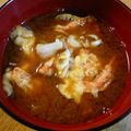 おぶうさま's cooksnap of when they made 残った天ぷらで♡お味噌汁♦♫⁺♦.